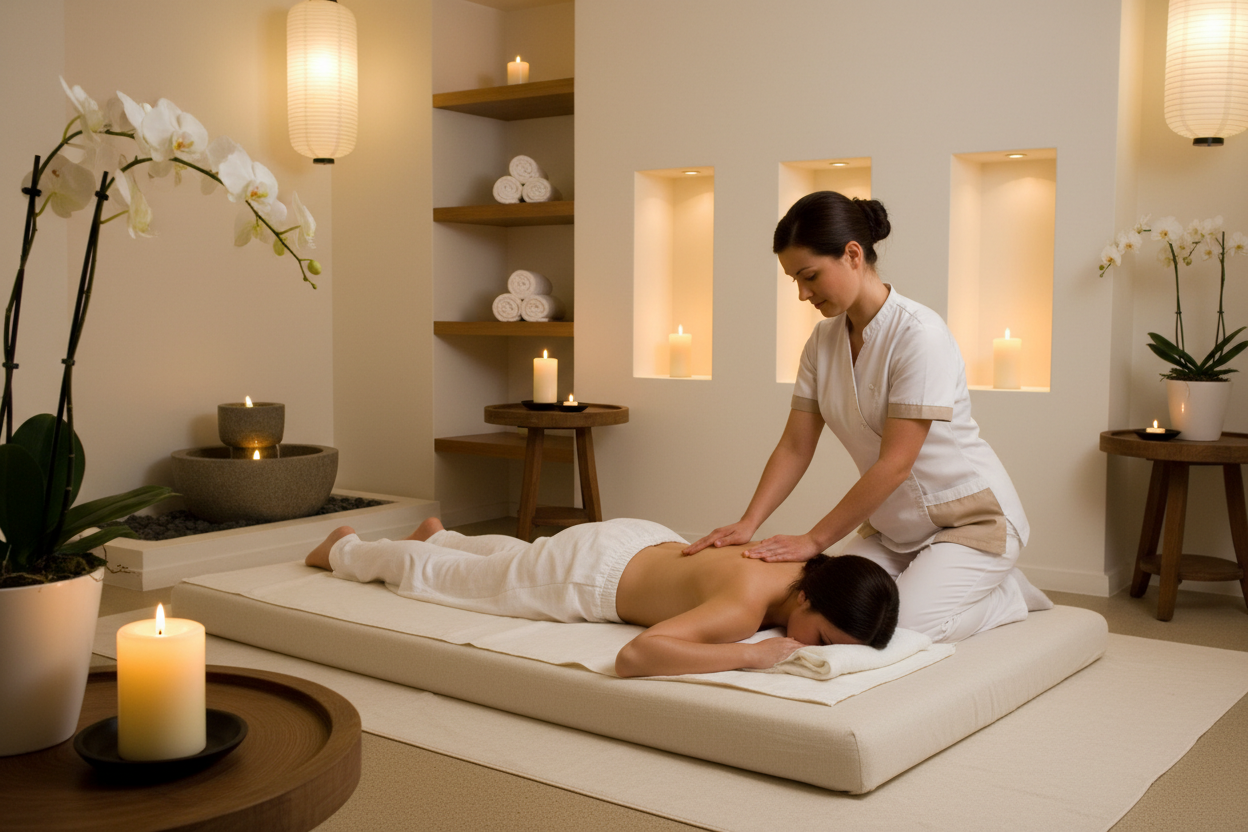 Shiatsu + Body Scrub Package