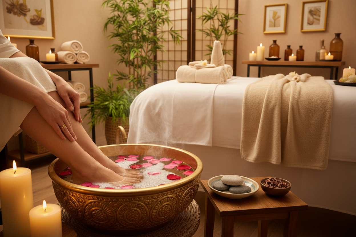 Swedish + Foot Spa Package